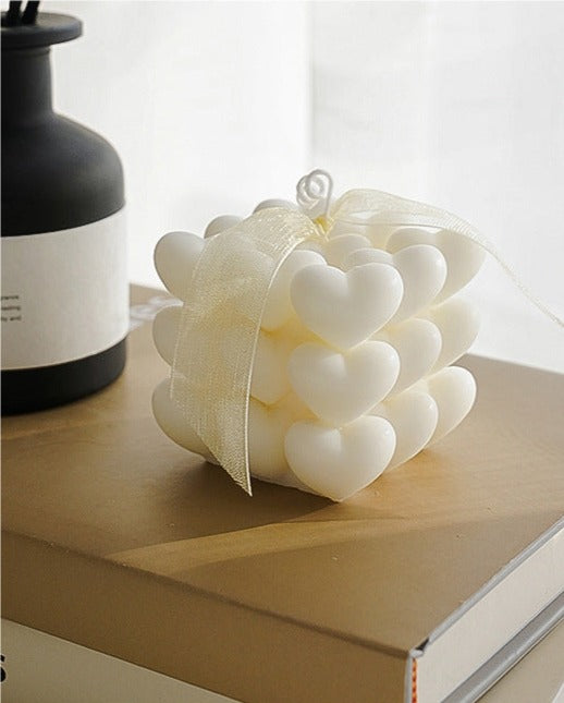 Bubble cube candle - soy wax - Premium  - Shop now at San Rocco Italia