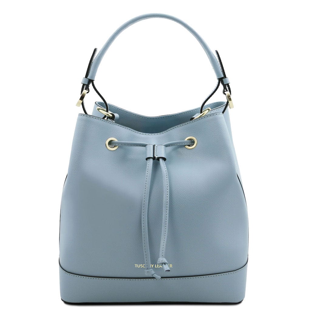 Minerva - Leather bucket bag | TL142145 - Premium Bucket Bag - Just €140.30! Shop now at San Rocco Italia