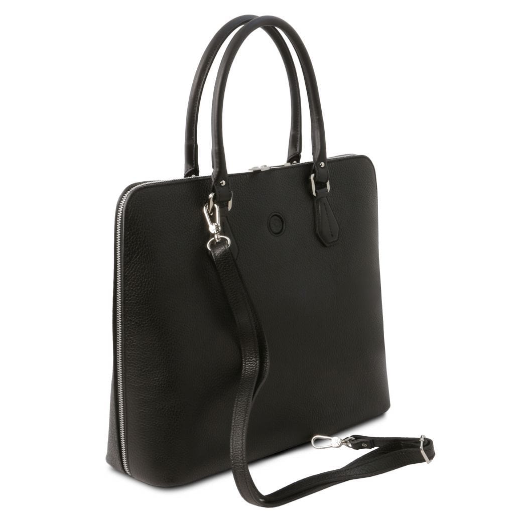 Magnolia - Leather business bag for women | TL141809 laptop bag - Premium Business bag - Shop now at San Rocco Italia