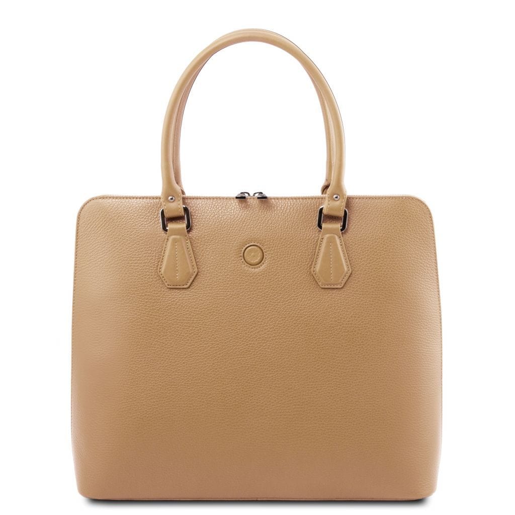 Magnolia - Leather business bag for women | TL141809 laptop bag - Premium Business bag - Shop now at San Rocco Italia