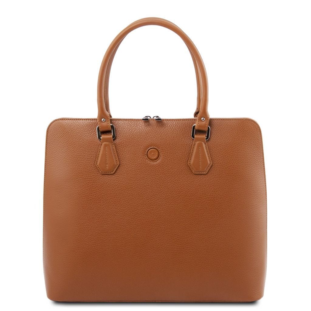 Magnolia - Leather business bag for women | TL141809 laptop bag - Premium Business bag - Shop now at San Rocco Italia