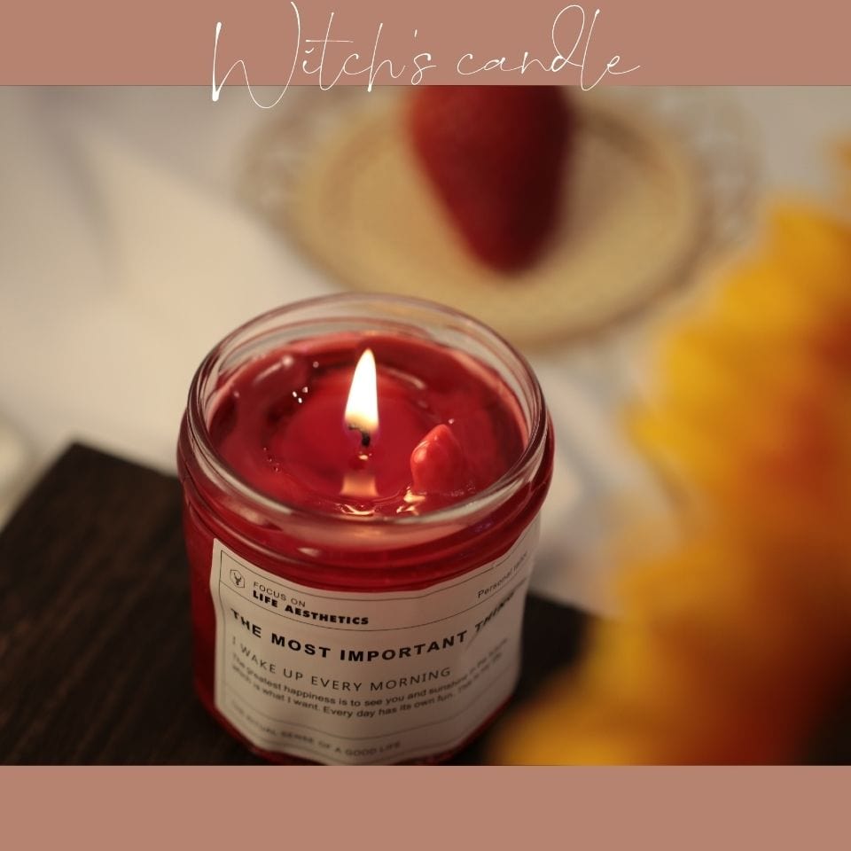 Scented Strawberry and Cherry Jam Soy Wax Candles - Premium Candles - Shop now at San Rocco Italia