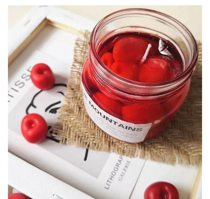 Scented Strawberry and Cherry Jam Soy Wax Candles - Premium Candles - Shop now at San Rocco Italia