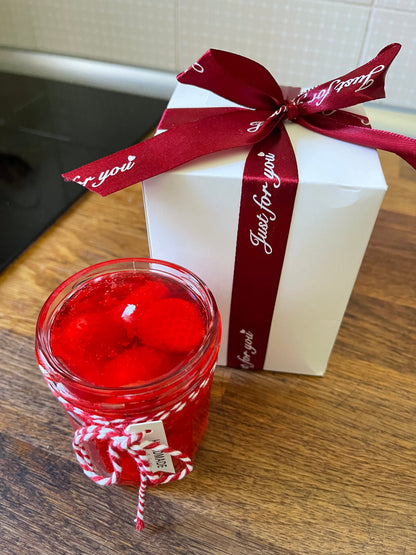 Scented Strawberry and Cherry Jam Soy Wax Candles - Premium Candles - Just €29.95! Shop now at San Rocco Italia