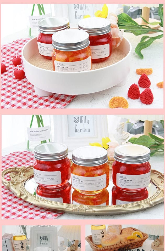 Scented Strawberry and Cherry Jam Soy Wax Candles - Premium Candles - Shop now at San Rocco Italia