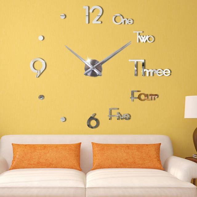 3D Wall Sticker Clock - Premium Clock - Just €21.95! Shop now at San Rocco Italia