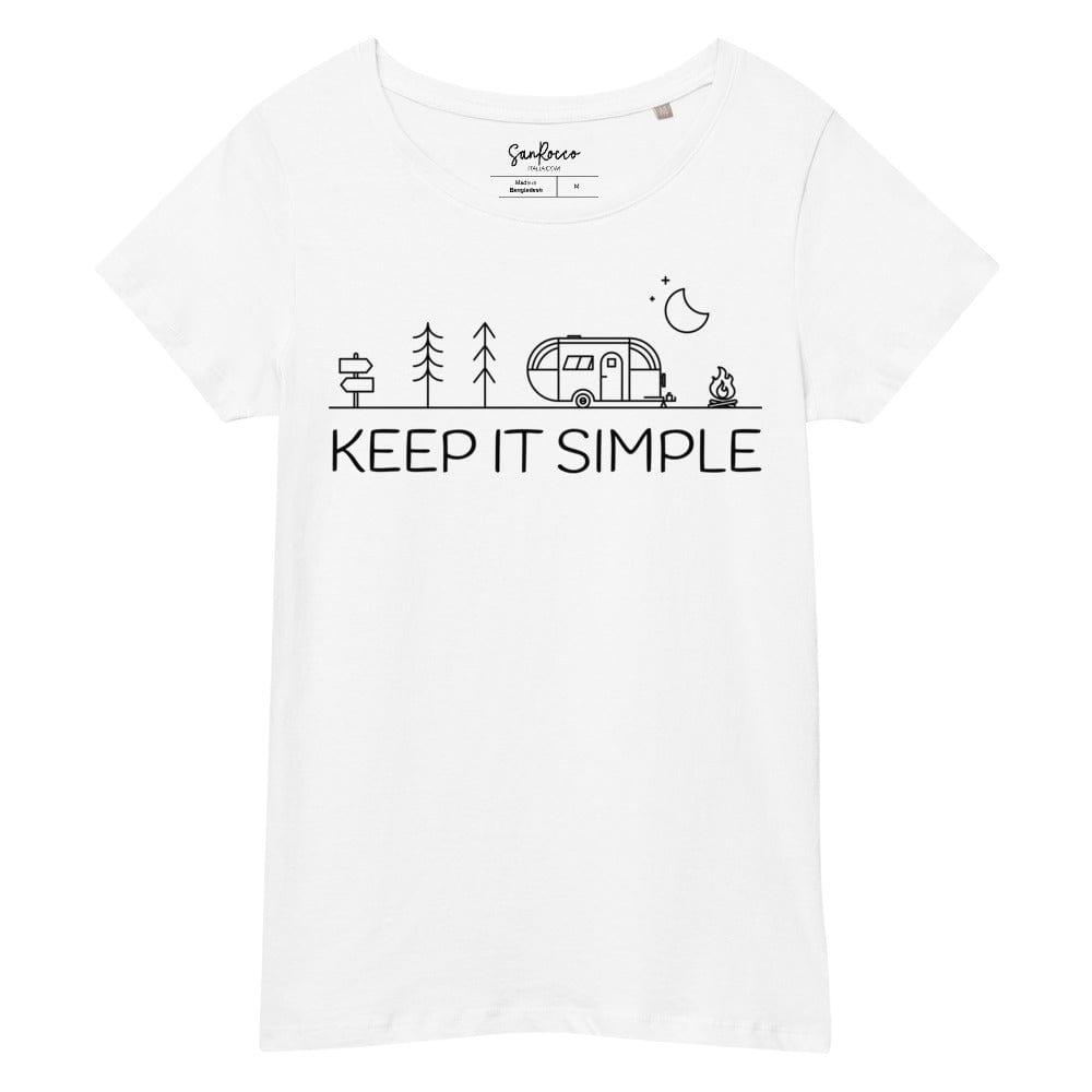 Women’s Keep it Simple Organic T-shirt - San Rocco Italia