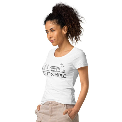 Women’s Keep it Simple Organic T-shirt - Premium Clothing - Just €34.95! Shop now at San Rocco Italia
