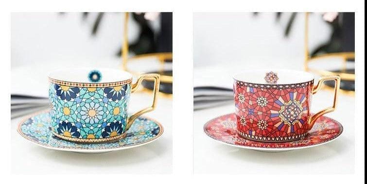 Gold Handled Mugs, and Cup and Saucer Set - Premium Cups - Just €29.95! Shop now at San Rocco Italia