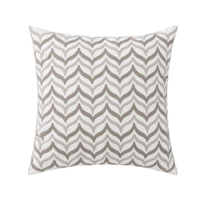 Geometric Embroidered Throw Pillow Covers | 45x45 cm - Premium Cusion Cover - Just €27.95! Shop now at San Rocco Italia