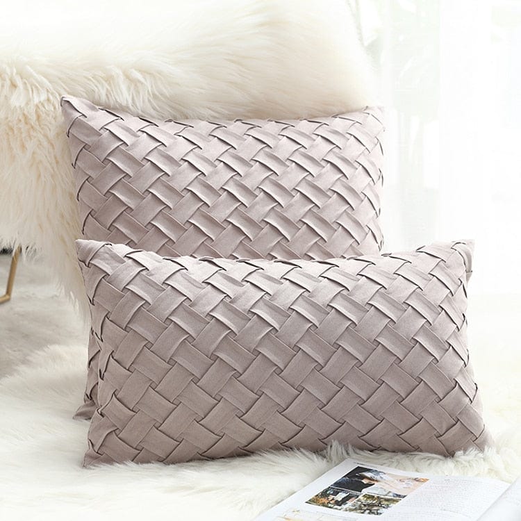 Soft Pastel Faux Suede Woven Cushion Covers | 45x45cm/30x50cm -  www.sanroccoitalia.it - Cusion Cover