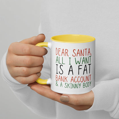 Dear Santa - Please Don't Mix it up Mug with Color Inside - Premium  - Shop now at San Rocco Italia