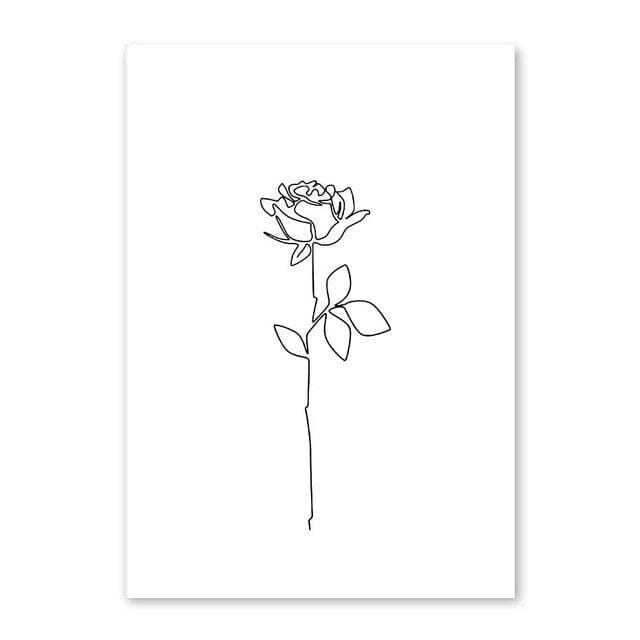 Line Drawings on Canvas - Premium Decoration - Shop now at San Rocco Italia