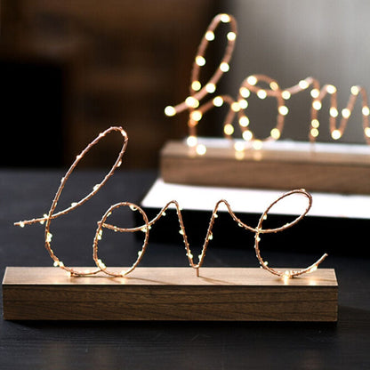 Love and Home Decorative Lights - Premium Decoration - Just €36.95! Shop now at San Rocco Italia