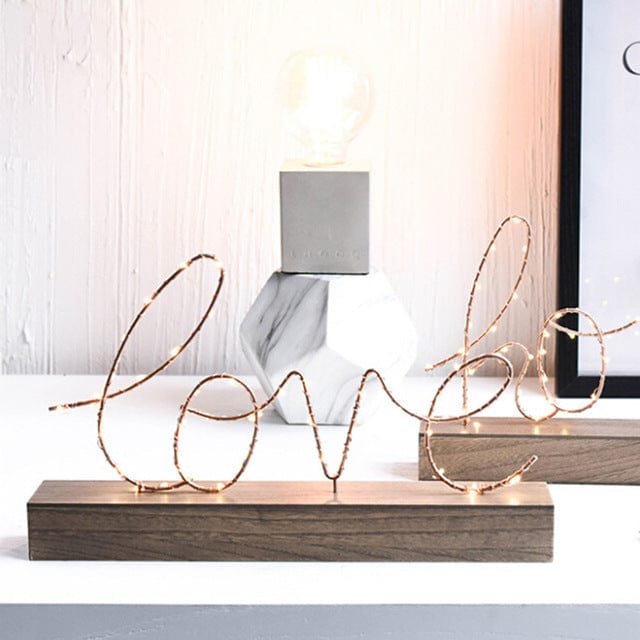Love and Home Decorative Lights - Premium Decoration - Just €36.95! Shop now at San Rocco Italia
