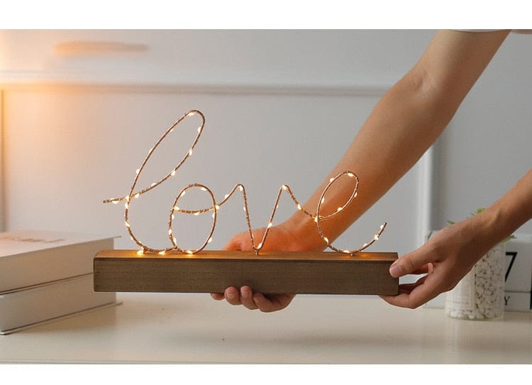 Love and Home Decorative Lights - Premium Decoration - Just €36.95! Shop now at San Rocco Italia