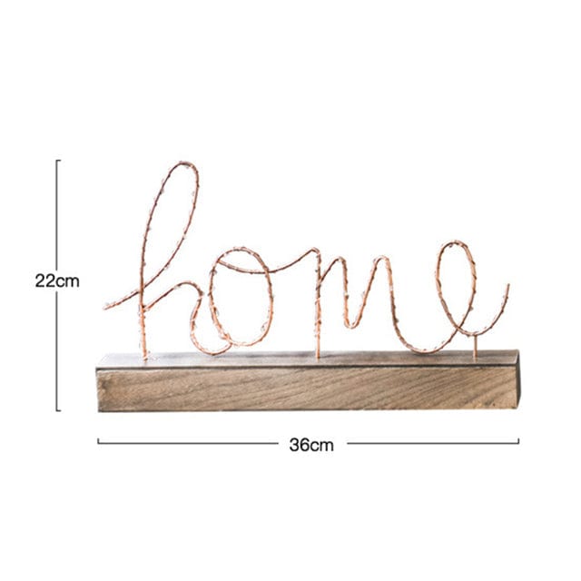 Love and Home Decorative Lights - Premium Decoration - Just €36.95! Shop now at San Rocco Italia
