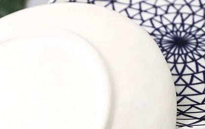 Contemporary Kaleidoscope Hand Painted Plates - Premium Dinnerware - Shop now at San Rocco Italia