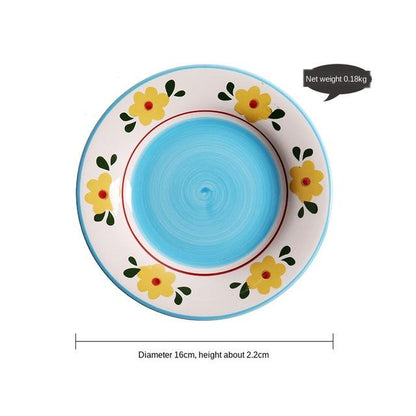 Hand Painted Ceramic Snack/Dessert Plates - 16 cm - Premium Dinnerware - Just €25.95! Shop now at San Rocco Italia