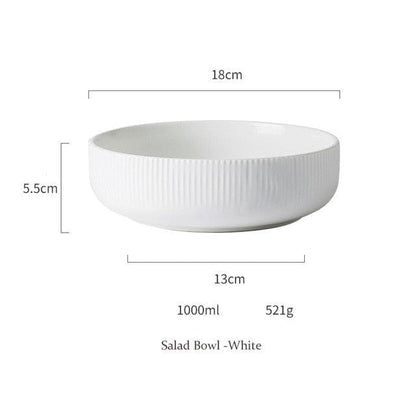 Japanese Style Matte Dinnerware - White and Black - Dinnerware -  sanroccoitalia.it