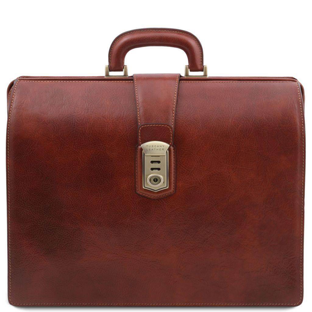 Canova - Leather Doctor bag briefcase 3 compartments | TL141826 ...
