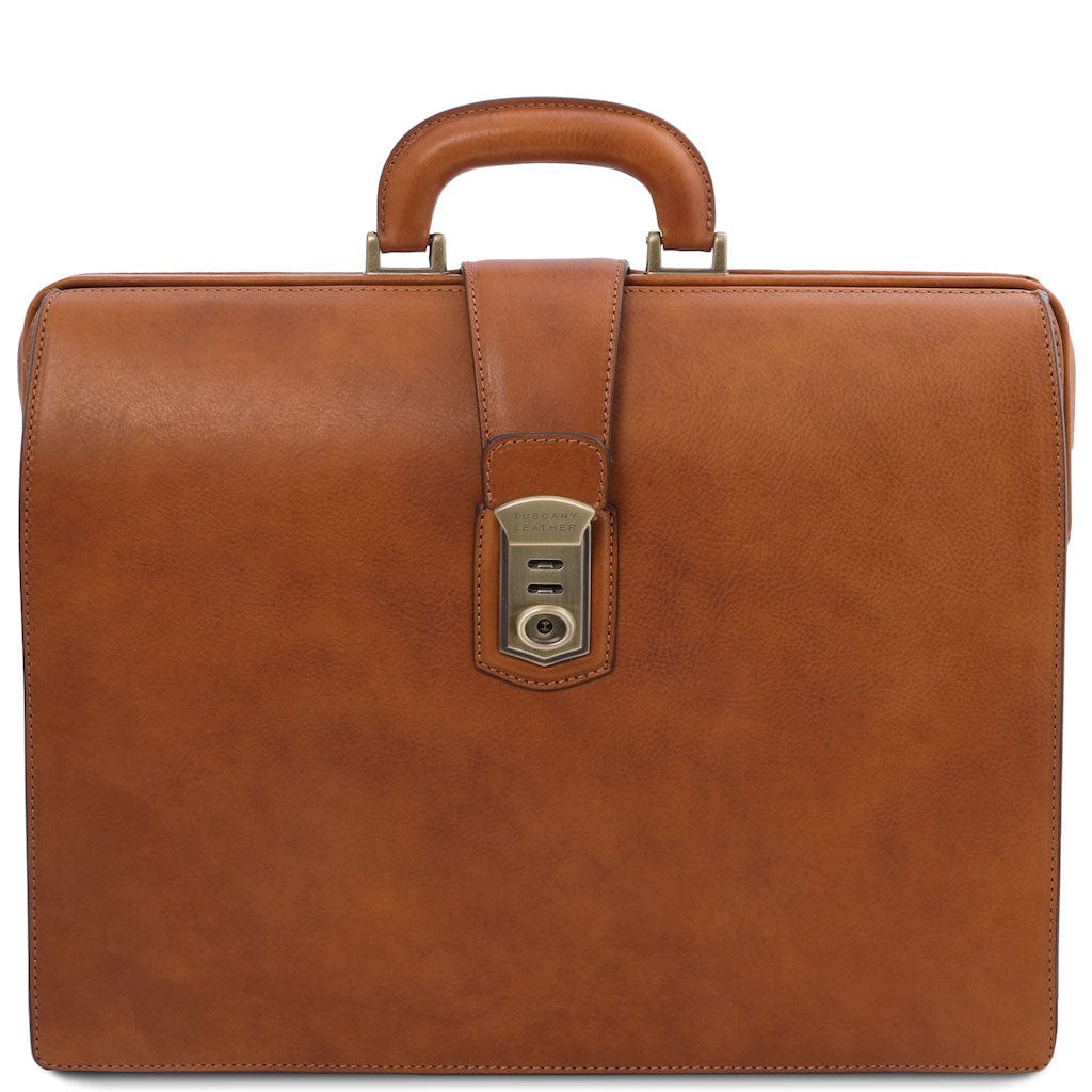 Canova - Leather doctor bag briefcase 3 compartments | TL142352 - Premium Doctor bags - Shop now at San Rocco Italia