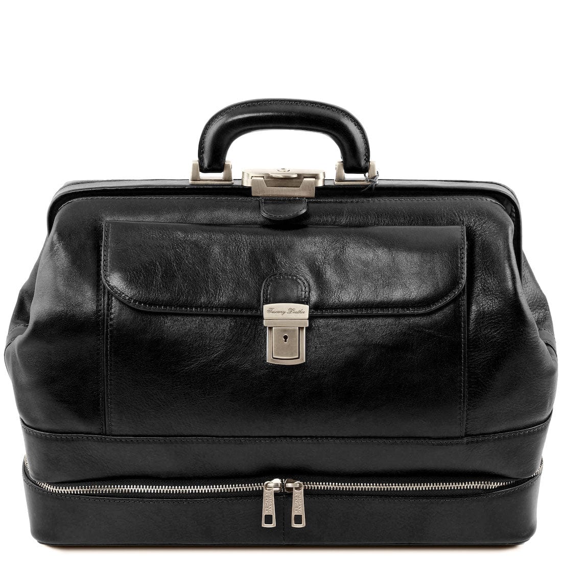 Giotto - Exclusive double-bottom leather doctor bag | TL142071 - Premium Doctor bags - Shop now at San Rocco Italia