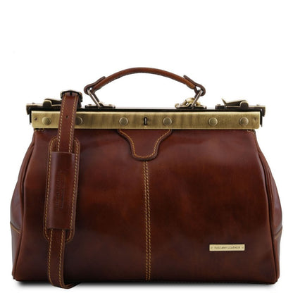 Michelangelo - Doctor gladstone leather bag | TL10038 - Premium Doctor bags - Shop now at San Rocco Italia