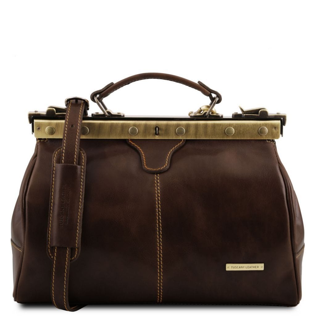 Michelangelo - Doctor gladstone leather bag | TL10038 - Premium Doctor bags - Shop now at San Rocco Italia