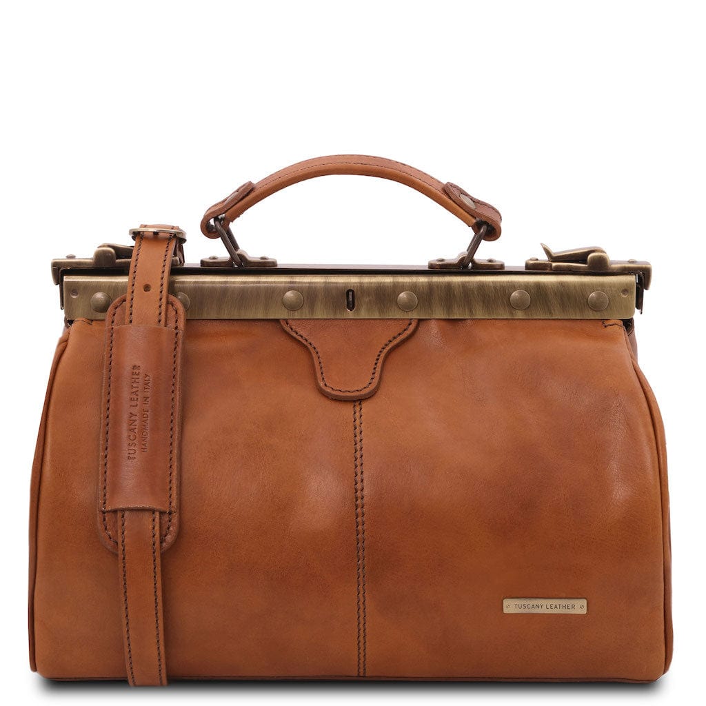 Michelangelo - Doctor gladstone leather bag | TL10038 - Premium Doctor bags - Shop now at San Rocco Italia