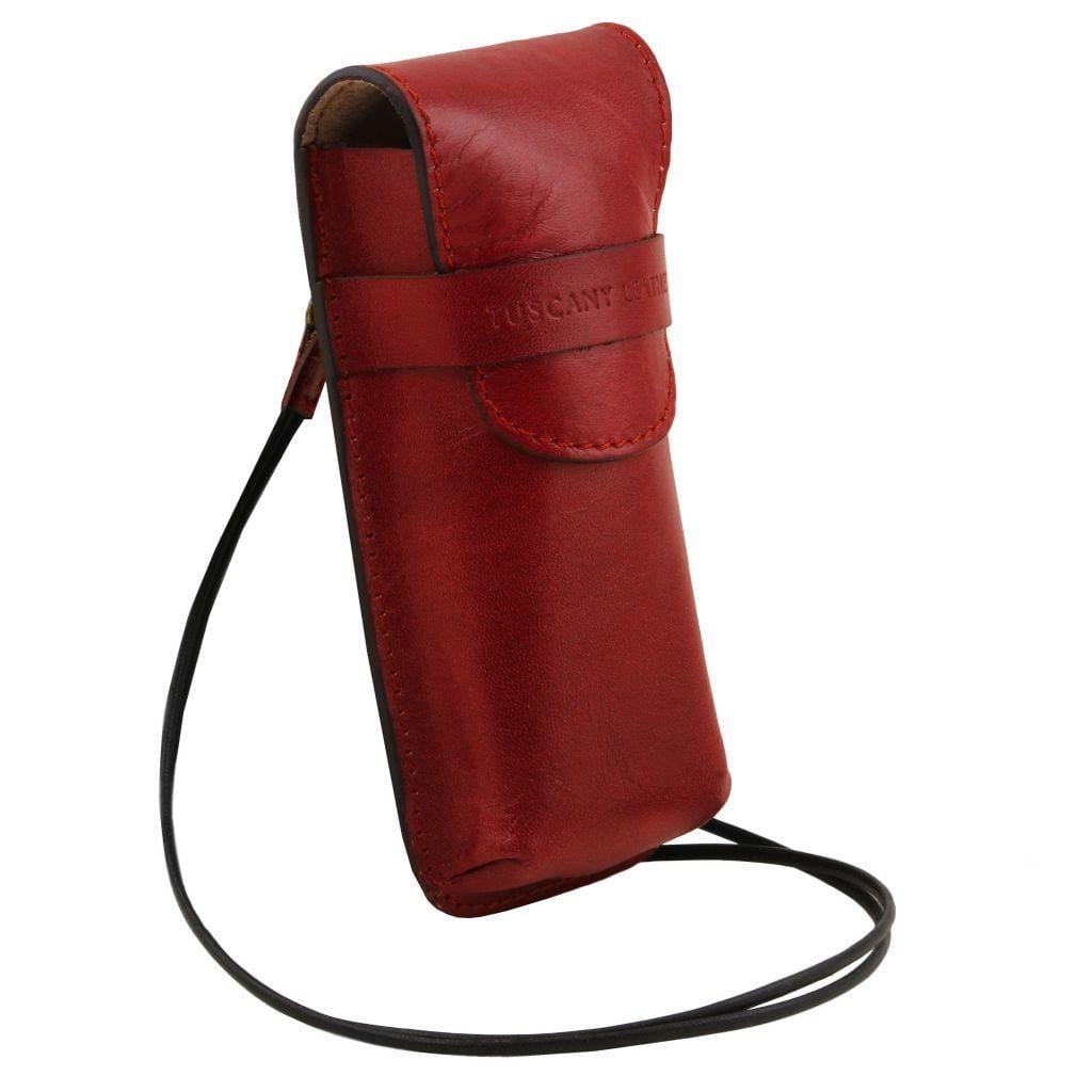 Exclusive leather eyeglasses/Smartphone holder Large size | TL141321 - Premium Free time leather accessories - Just €48.80! Shop now at San Rocco Italia