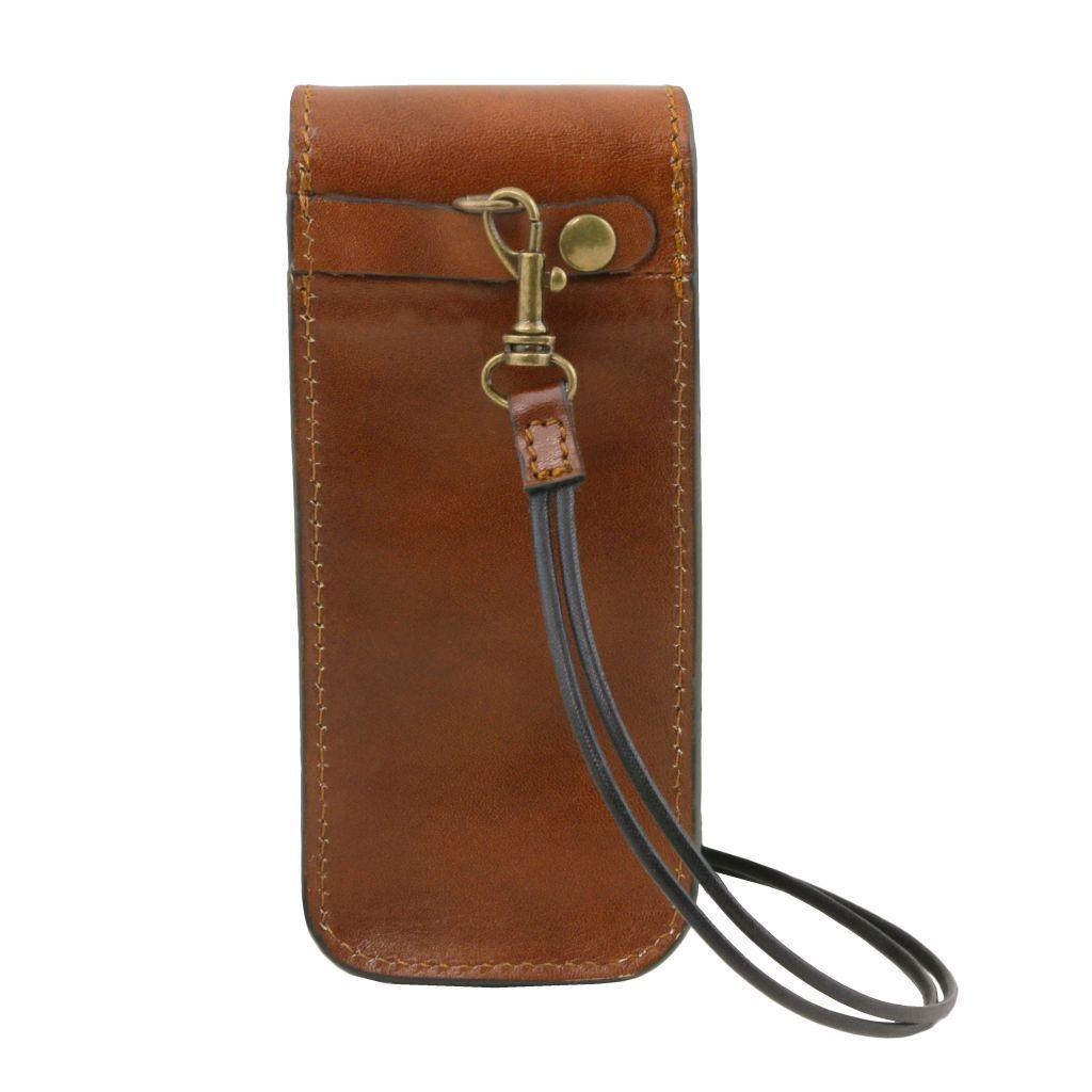 Exclusive leather eyeglasses/Smartphone/Watch holder | TL141282 - Premium Free time leather accessories - Shop now at San Rocco Italia