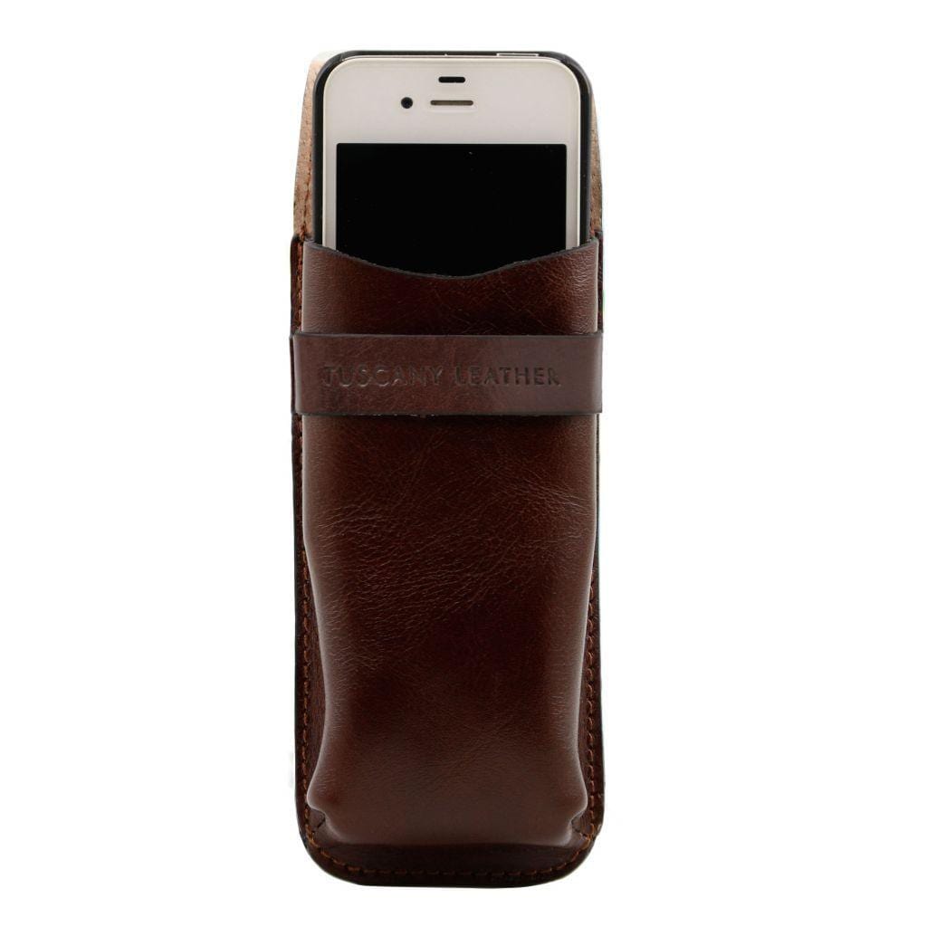 Exclusive leather eyeglasses/Smartphone/Watch holder | TL141282 - Premium Free time leather accessories - Shop now at San Rocco Italia