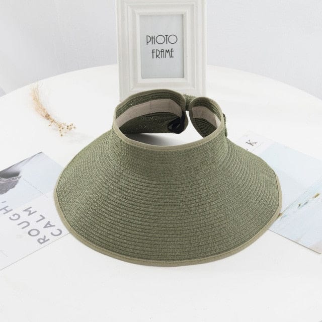Roll-Up Straw Sun Hat- OUTLET - Premium Hat - Shop now at San Rocco Italia