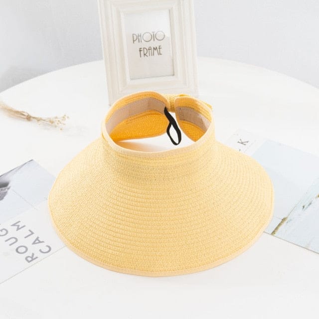 Roll-Up Straw Sun Hat- OUTLET - Premium Hat - Shop now at San Rocco Italia