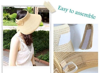 Roll-Up Straw Sun Hat- OUTLET - Premium Hat - Just €14.95! Shop now at San Rocco Italia