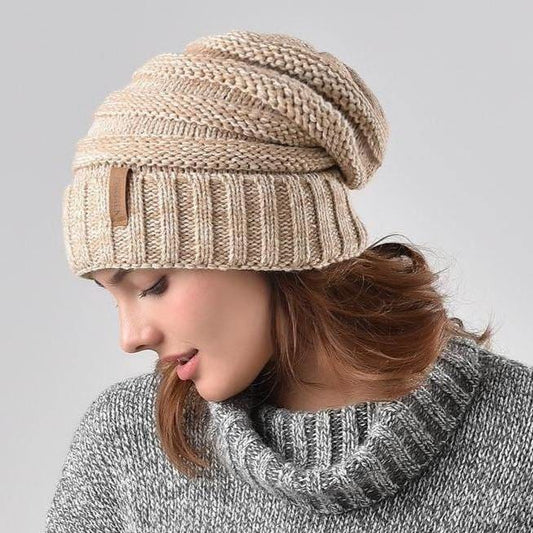 Winter Knitted Slouchy Beanie Hat - Premium Hat - Just €23.95! Shop now at San Rocco Italia