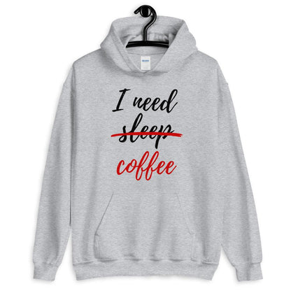 I Need Coffee not Sleep Unisex Hoodie - Premium Hoodie - Shop now at San Rocco Italia
