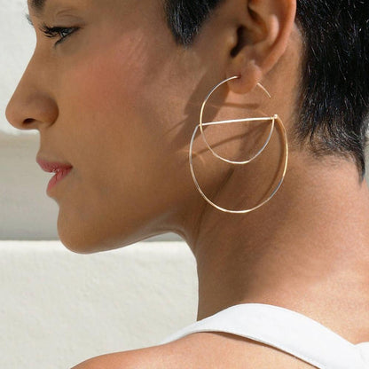 Handmade Gold Filled Hoop Earrings - Premium Jewelry & Accessories - Earrings - Shop now at San Rocco Italia