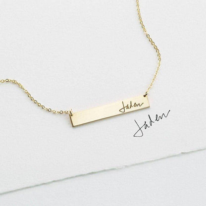 Handwriting Necklace | Gold-Filled - Jewelry & Accessories - Necklaces -  sanroccoitalia.it