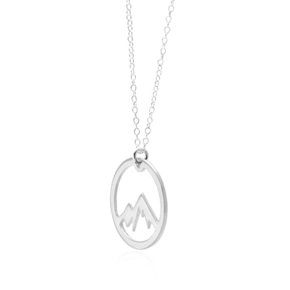 Circle Mountain Necklace - A Sterling Silver Adventure Necklace - Premium Jewelry & Accessories - Necklaces & Pendants - Just €69.95! Shop now at San Rocco Italia