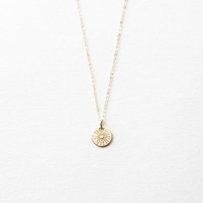 Sunbeam Coin Necklace | 14K Gold Filled -  www.sanroccoitalia.it - Jewelry & Accessories - Necklaces