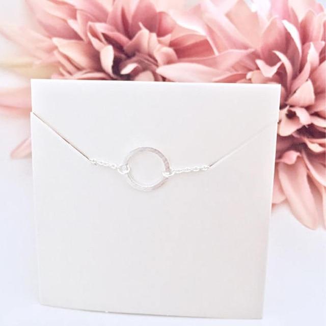 Dainty karma floating circle necklace - Premium Jewelry - Just €15.95! Shop now at San Rocco Italia