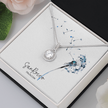 Eternal Hope Necklace - 14k white gold finish - Premium Jewelry - Shop now at San Rocco Italia