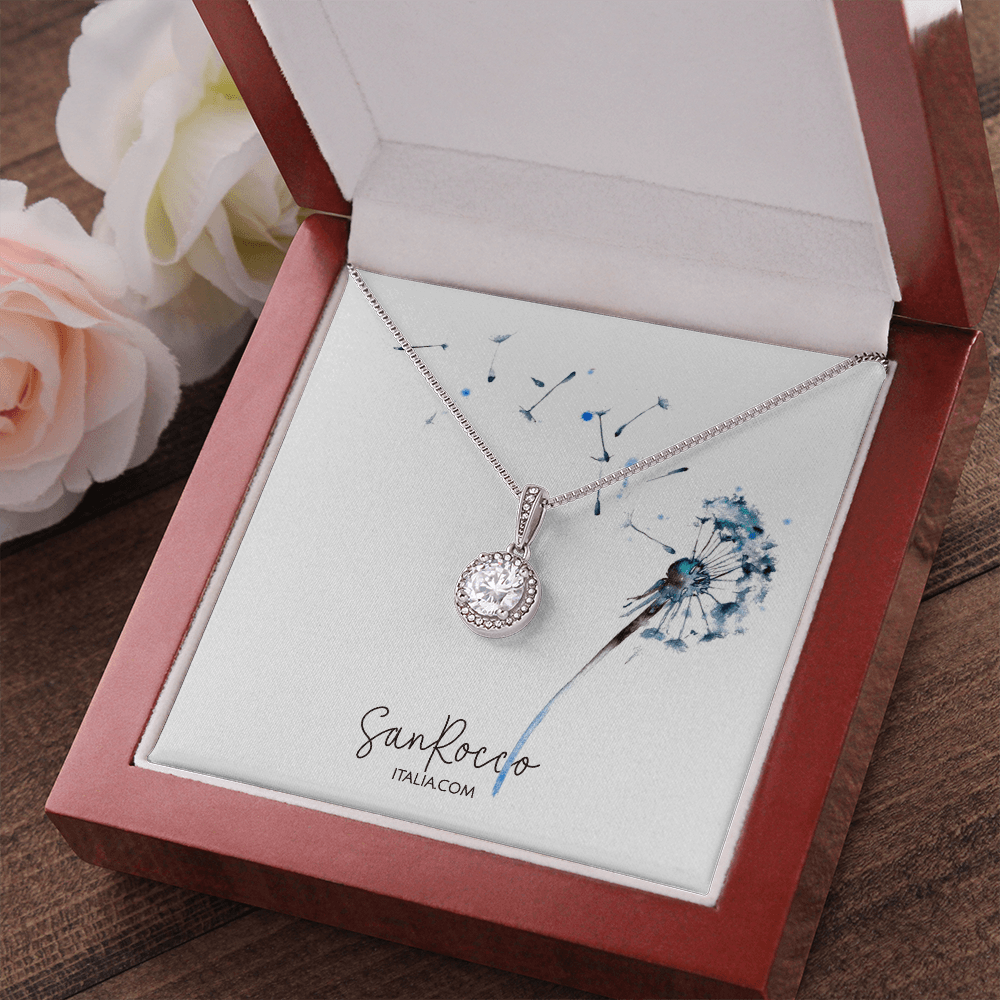 Eternal Hope Necklace - 14k white gold finish - Premium Jewelry - Shop now at San Rocco Italia
