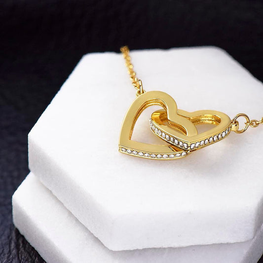 Interlocking Hearts Necklace - Jewelry - San Rocco Italia