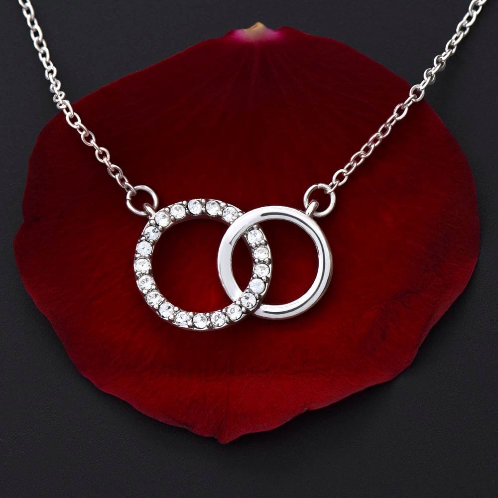 Perfect Pair Necklace - 14K White Gold Finish - Premium Jewelry - Shop now at San Rocco Italia