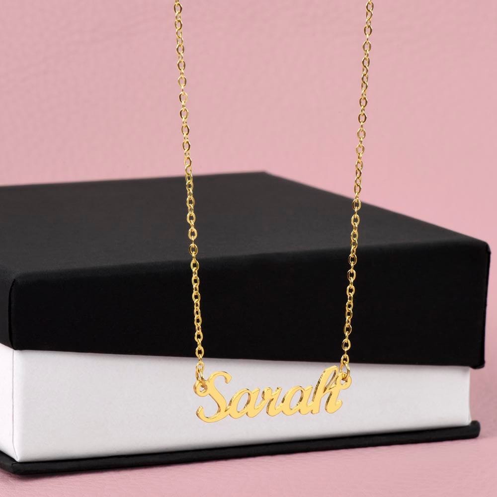 To my Darling Daughter Custom Name Necklace | Personalizable Message Card - Premium Jewelry - Shop now at San Rocco Italia