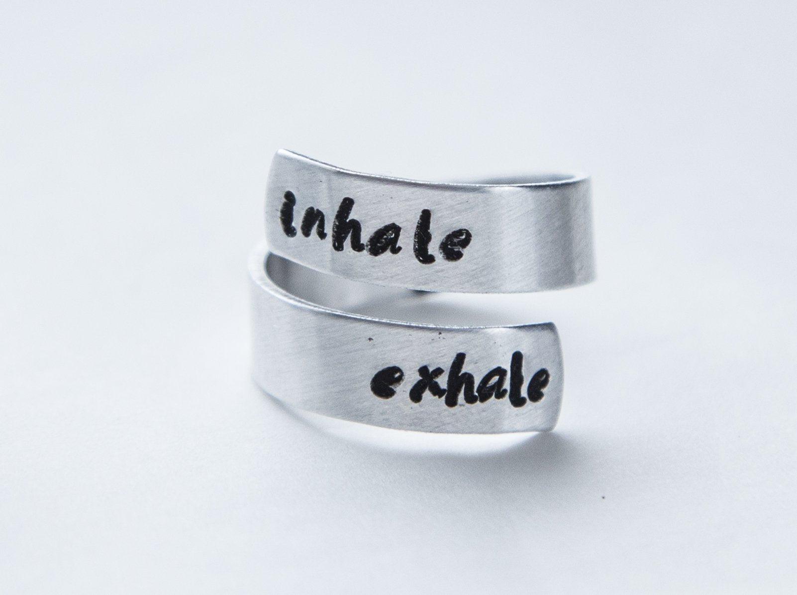 Inhale Exhale Ring - Premium Jewelry & Watches - Just €25.95! Shop now at San Rocco Italia