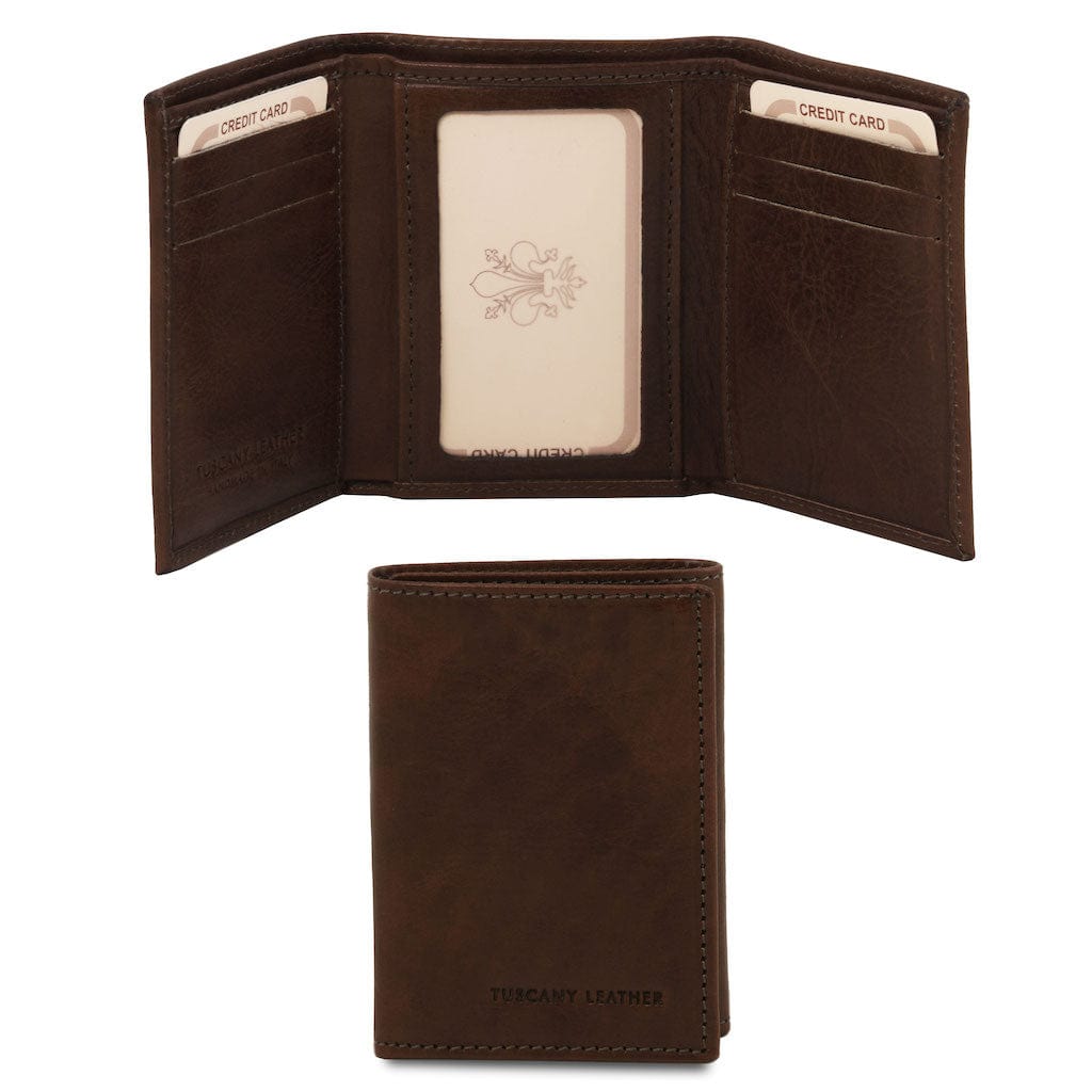 Exclusive 3 fold leather wallet | TL140801 | Tuscany Leather – San ...